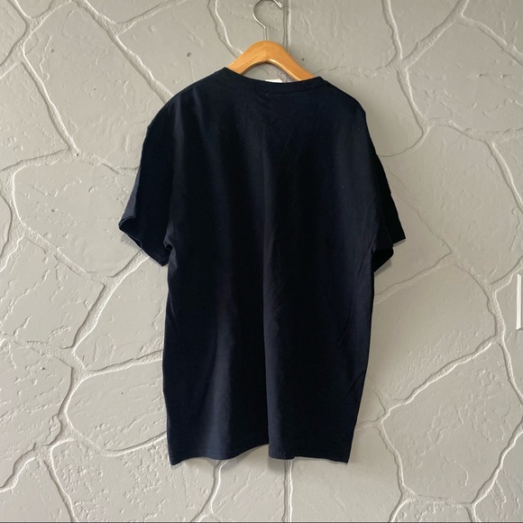 Gildan Sierra Nevada Black T-shirt Lime Green Print Unisex - Picture 2 of 6